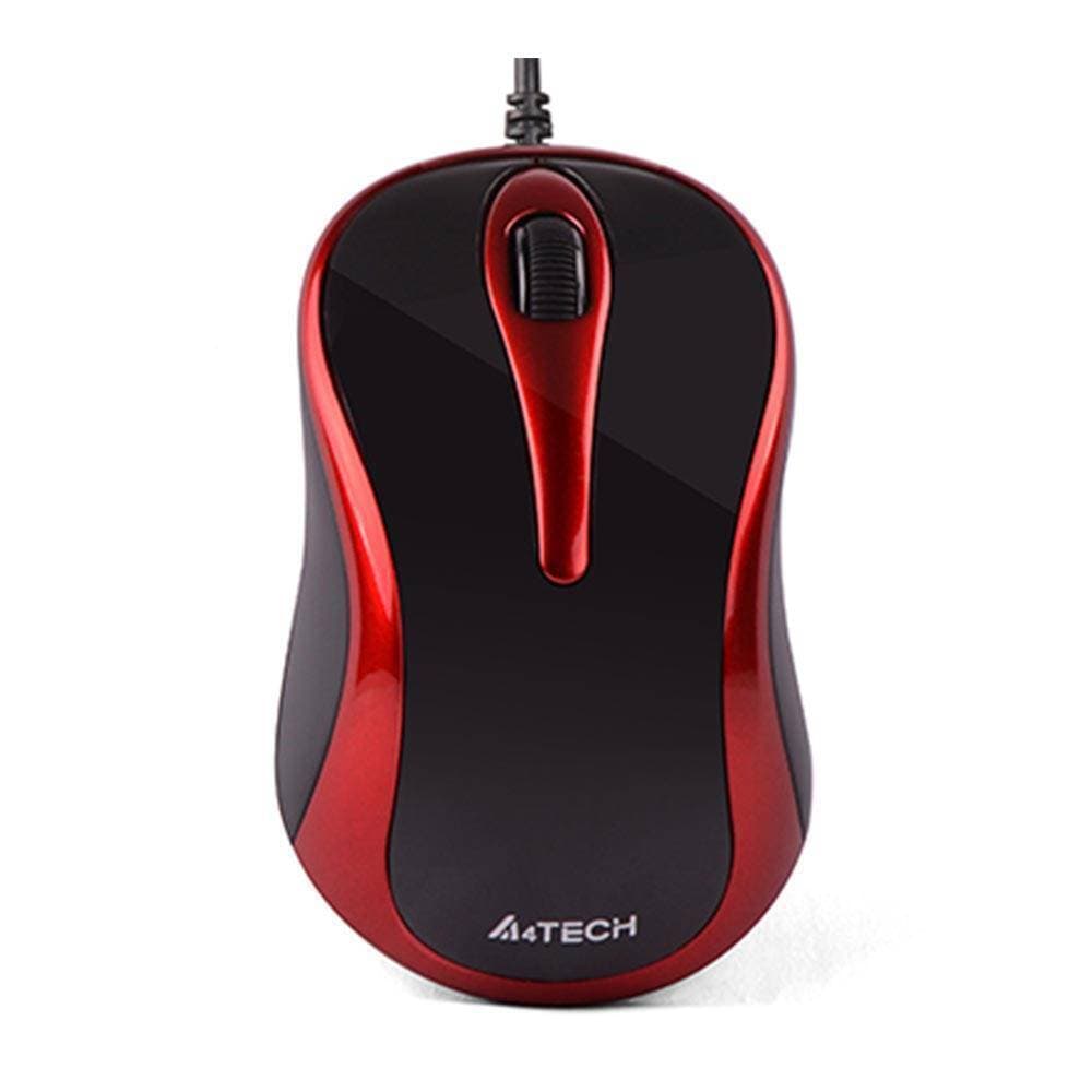 N-350 (Black + Red) (V-Track Optical Mouse)