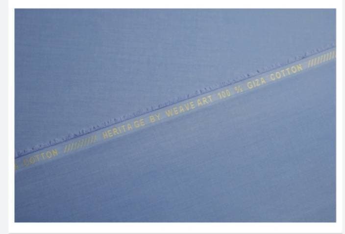Egyptian Giza Cotton Heritage By Weave Art Un Stitched Suit