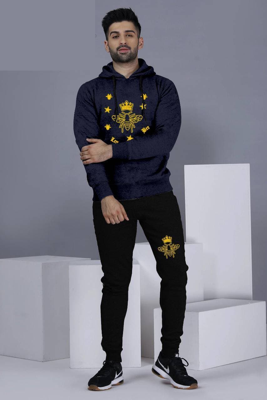 Winter Collection Hoodie Beautiful Tracksuit For Mens - Honey Bee