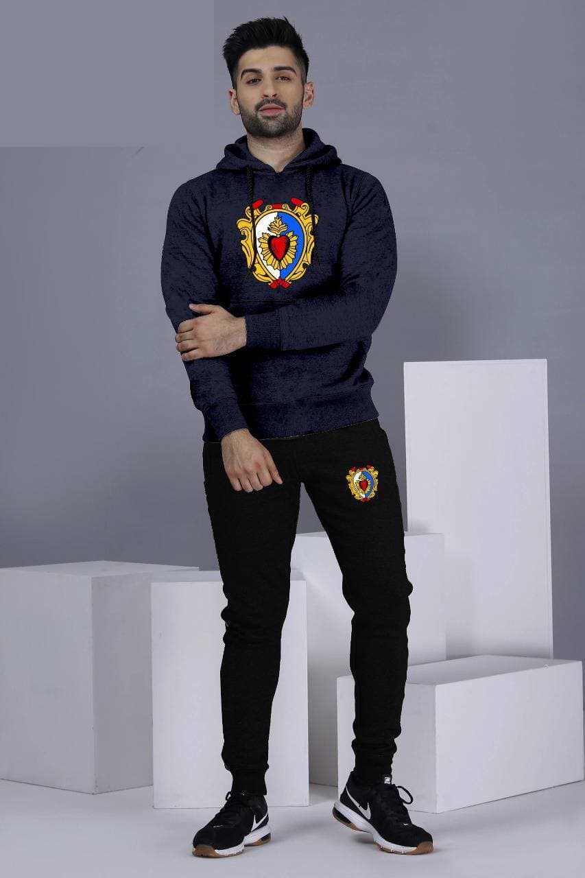 Winter Collection Beautiful Hoodie Tracksuit For Mens