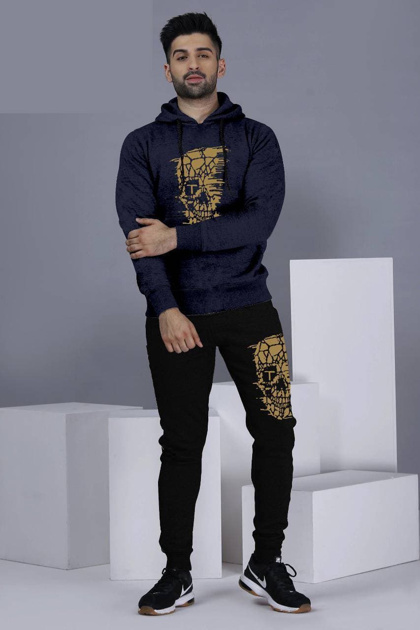 Winter Collection Hoodie Beautiful Tracksuit For Mens - Skull
