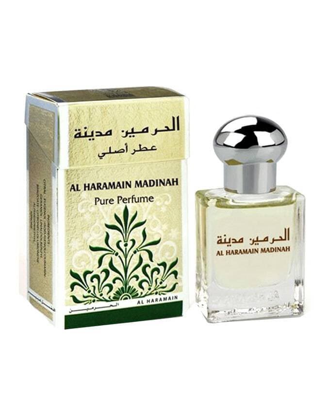 Al Haramain Madinah Arabic Perfume Attar for Unisex - 15 ml
