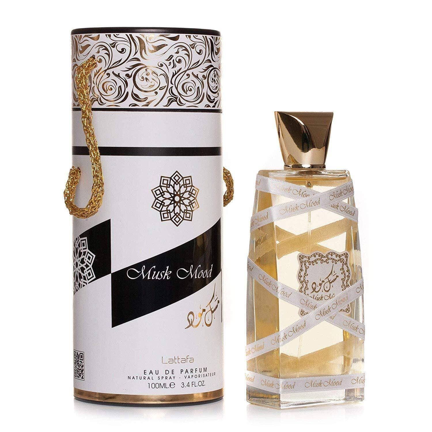 Lattafa Musk Mood Arabic Perfume for Unisex - 100 ml - White