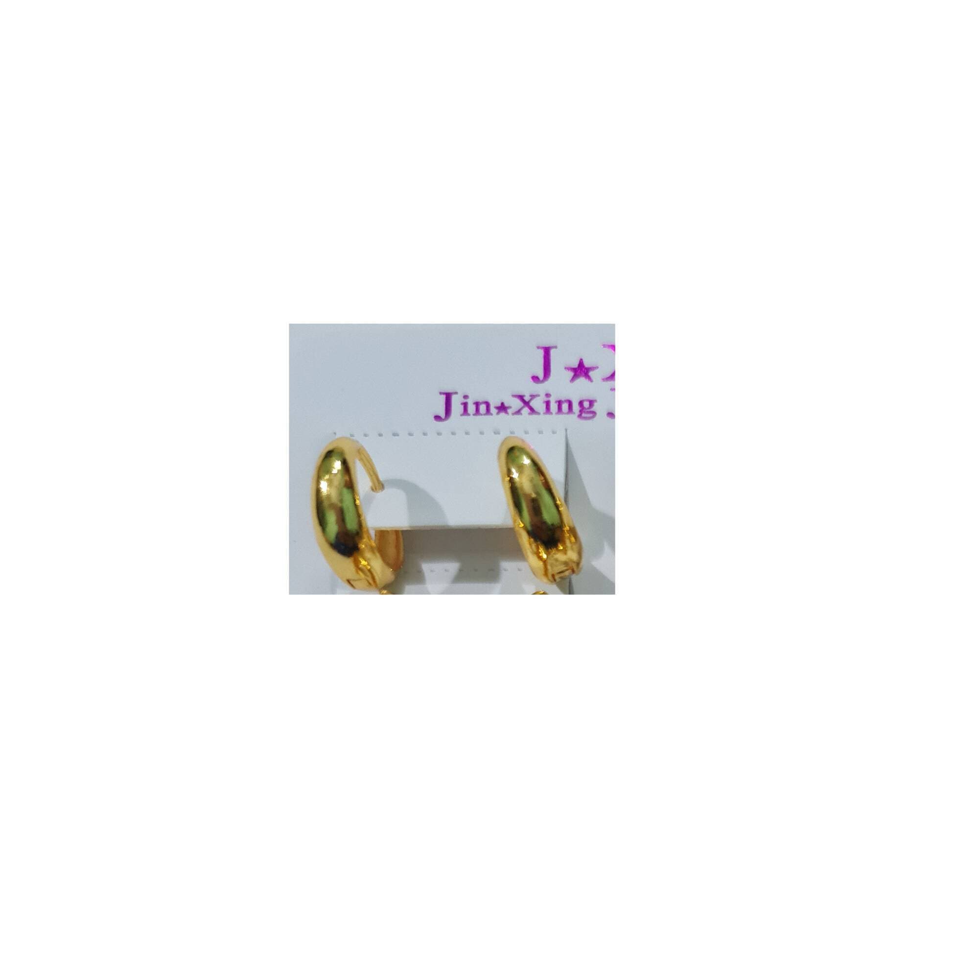 New Fashion 1k Gold Earrings For Girls 1 Pair