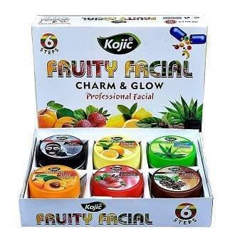 Kojic Charm & Glow Fruity Facial Kit Pack of 6
