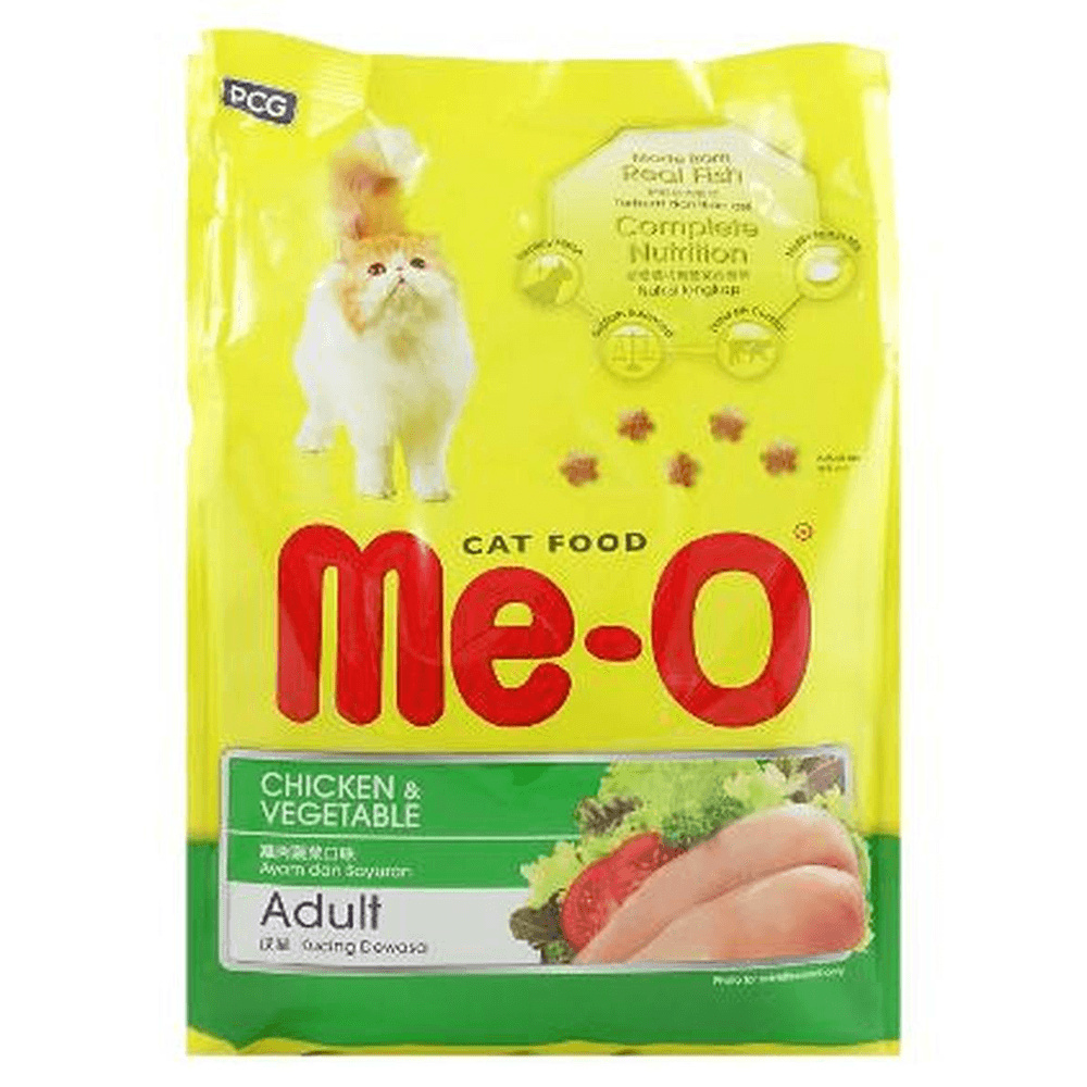 Me-O Adult Cat Food Chicken & Vegetable 400g