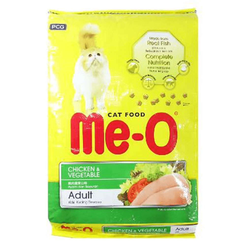 Me-O Adult Chicken & Vegetable Cat Food - 1.2kg