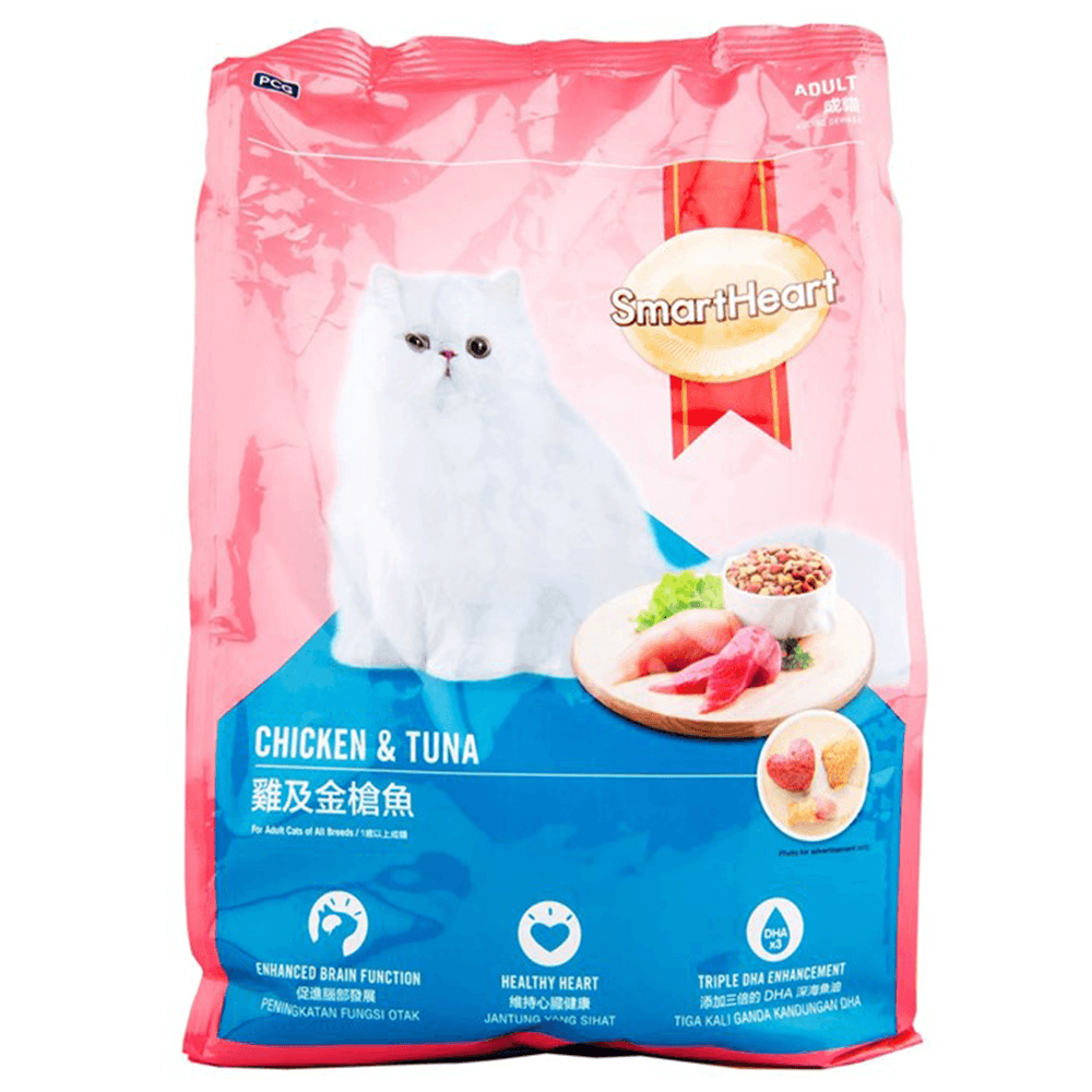 Smartheart Adult Cat Chicken & Tuna - 450g