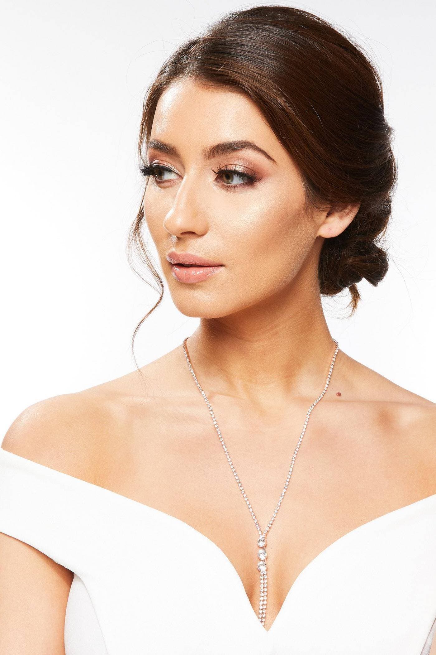 Rose Gold Long Tassel Necklace