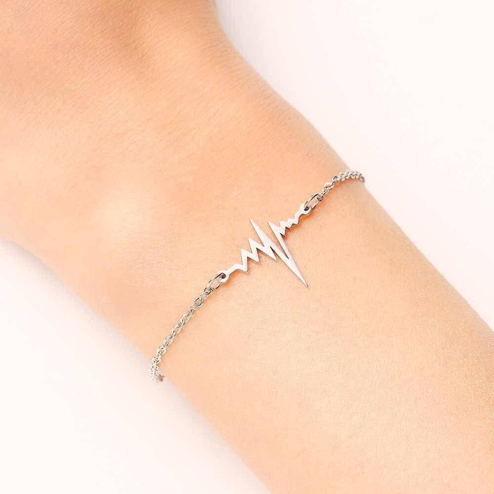 Stainless Steel Bracelet For Women Silver Color