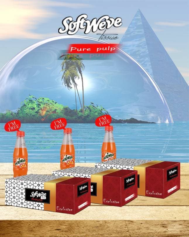 Tissue Box Exclusive buy 3 Get 3 Drinks Free
