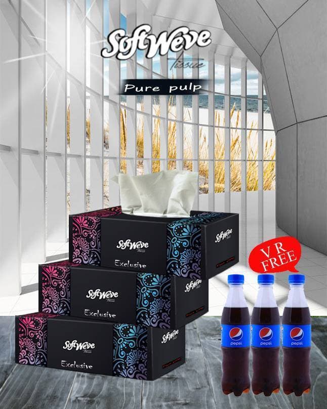 Tissue Box Exclusive buy 3 Get 3 Drinks Free