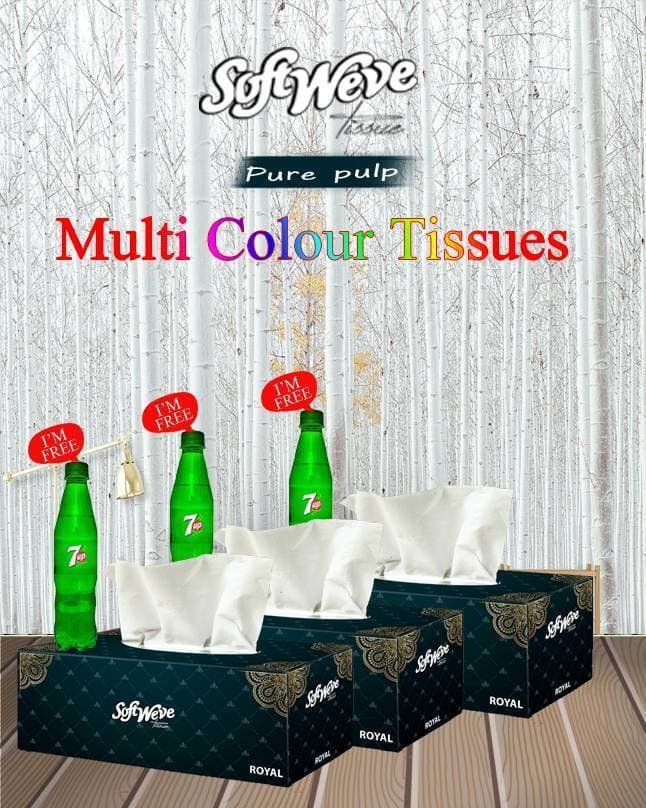 Tissue box Exclusive buy 3 get 3 Drinks Free