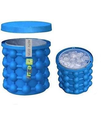 Genie Ice Cube Maker Silicone Bucket With Lid