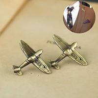 Retro Airplane Brooch
