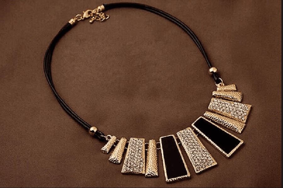 Leather Braided Rope Chain Necklace