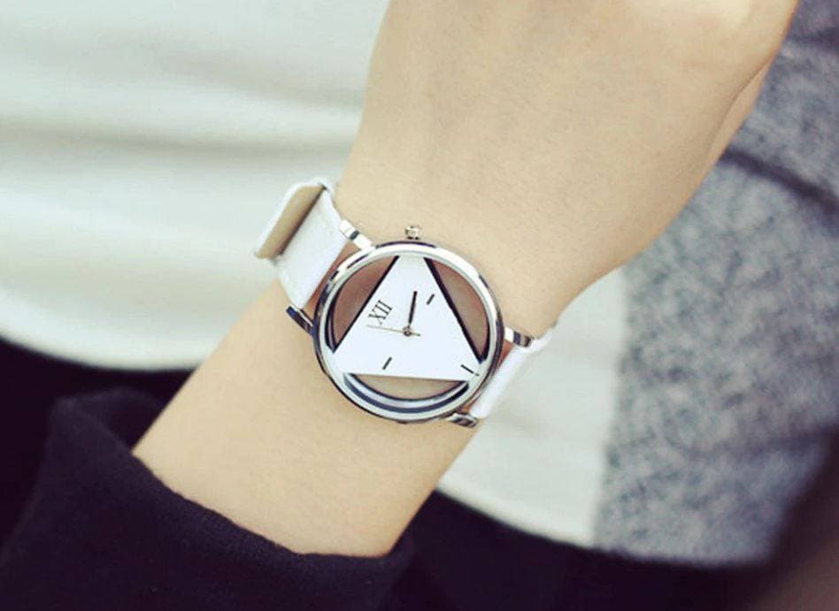 Triangle Watch – White
