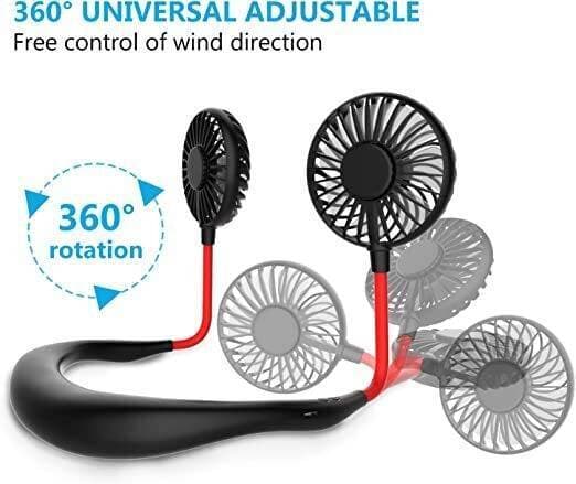 New USB Rechargeable Neck Fan 1 Piece