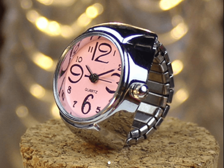 Creative Alloy Finger Ring Watch