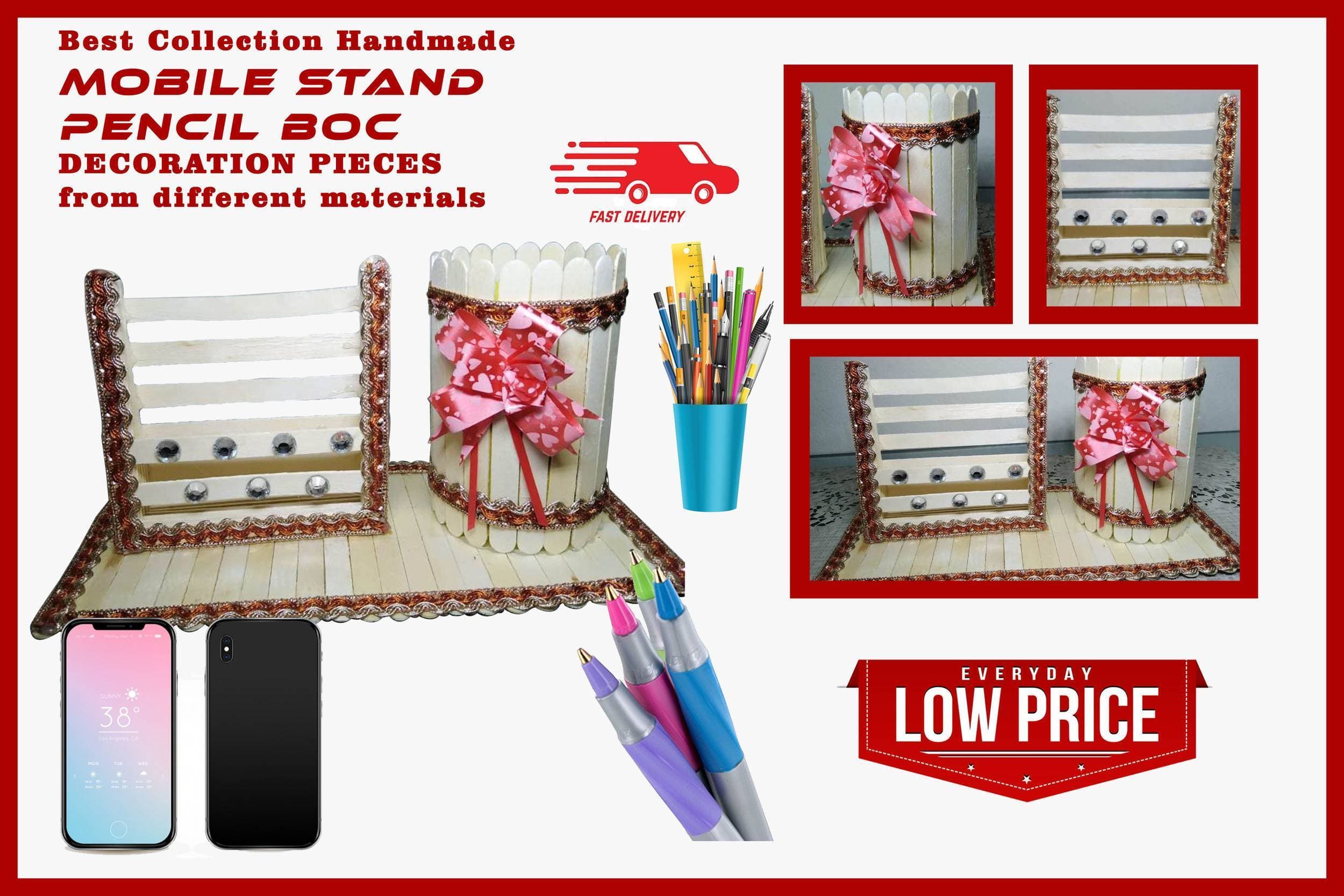 Mobile Stand and Pencil Box