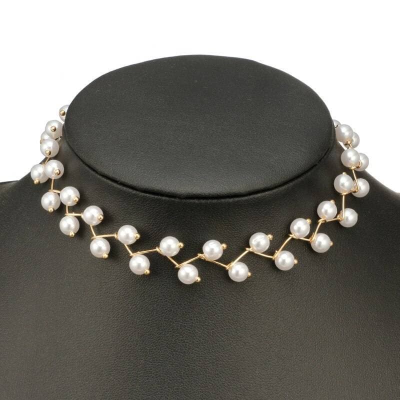 Fashion Pearl Choker Necklace For Women