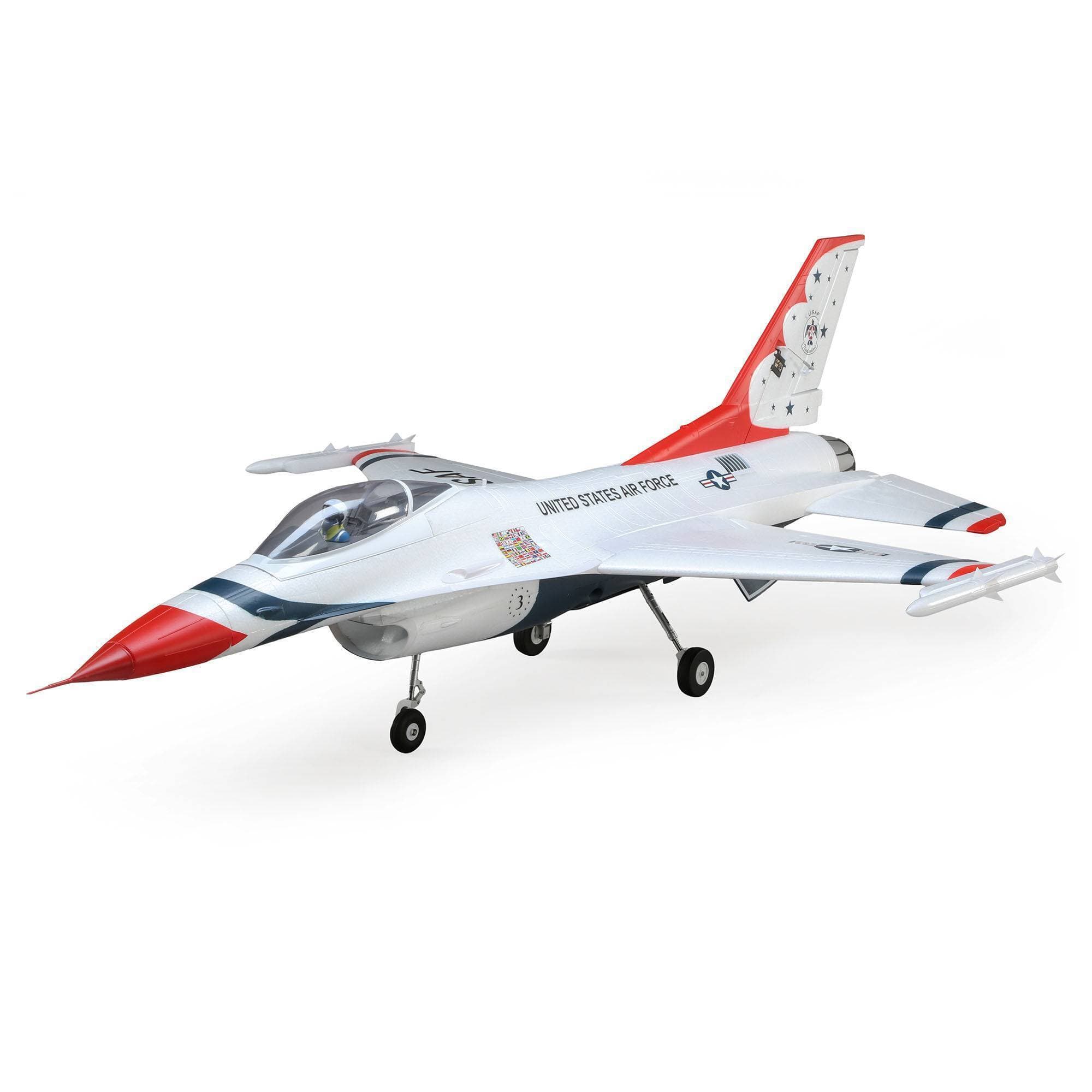 EFLITE F16 70MM EDF BNF Plane