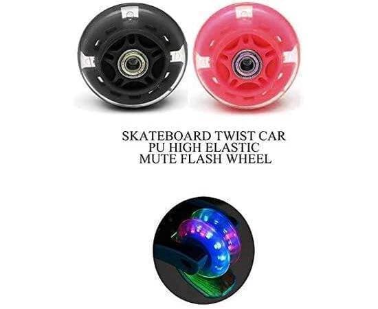 80Mm Led Flash Light Up Wheel Ball Bearing For Mini Micro Scooter Skates