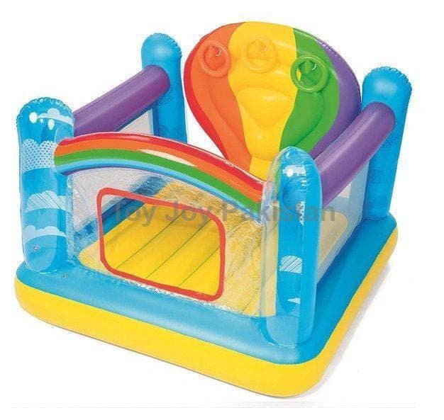 Bestway Up In & Over Hot Air Balloon Bouncer, Multi-Colour For Kids 1.75m X 1.73m X 1.37m