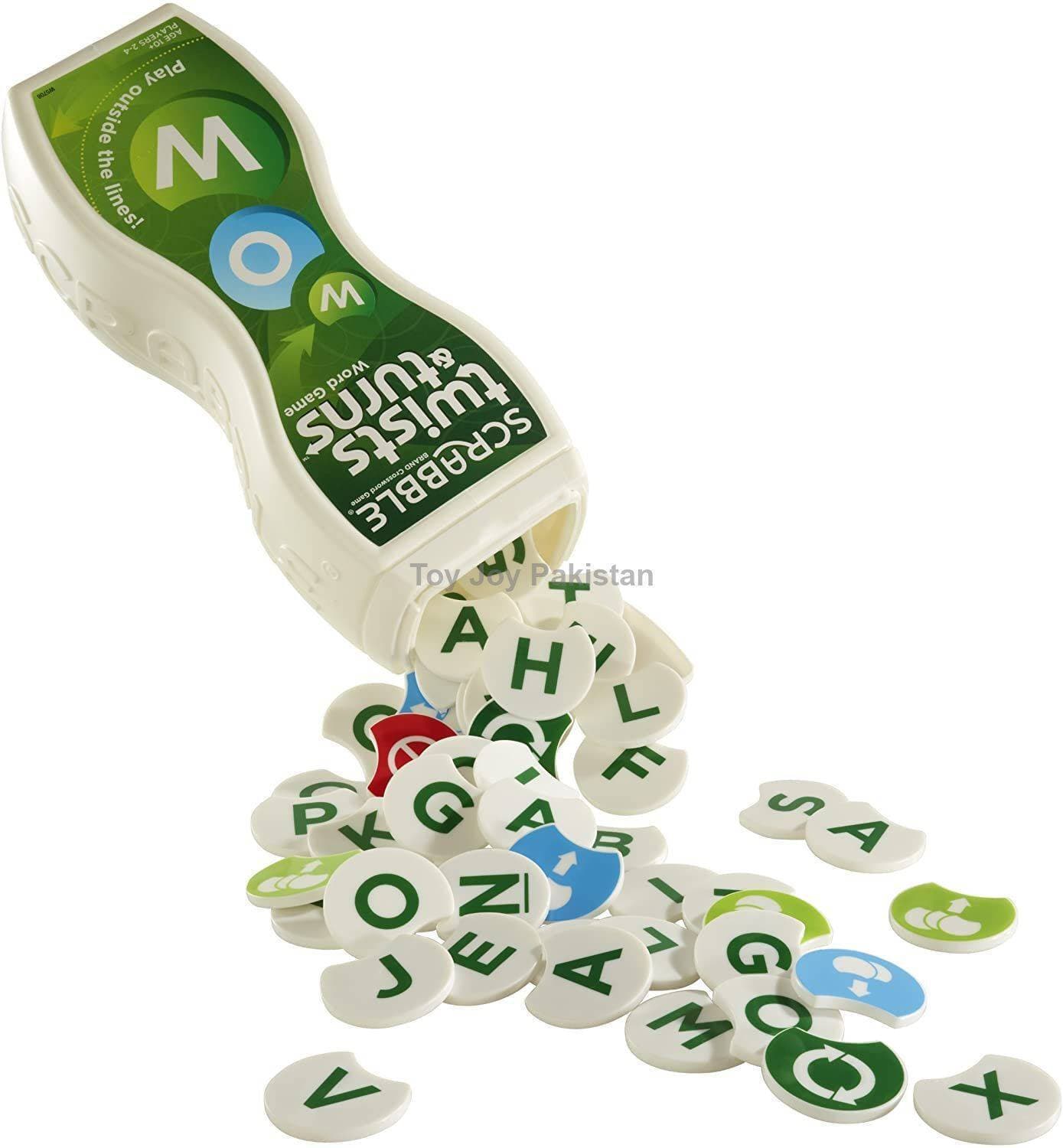Scrable Twist And Turns Word Game 2-4 Player 10+ Years