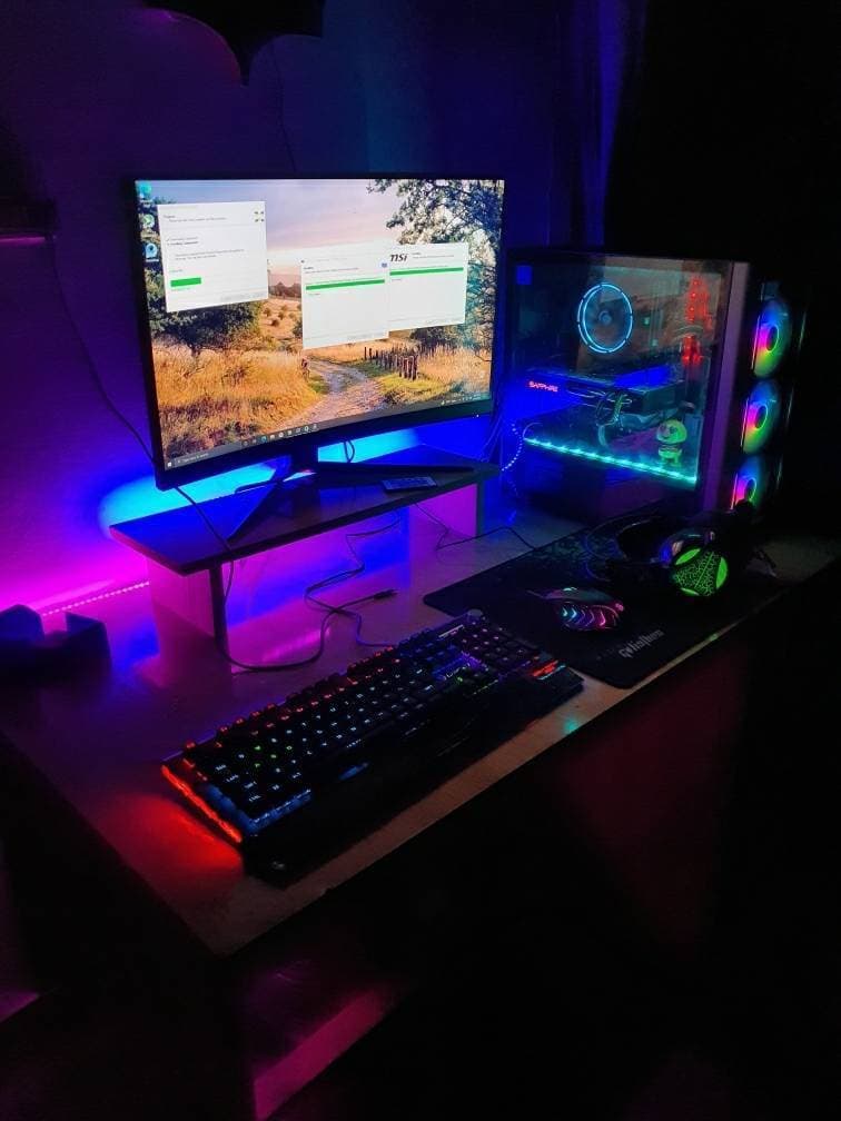 Led Strip RGB For Computer Case Decoration  3 Key Control Motherboard Strip