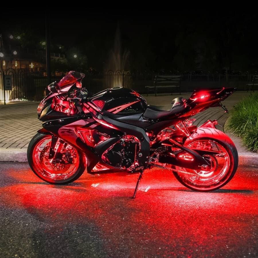 2 Pcs Car & Bike RGB Strip light Waterproof Flasher Strobe