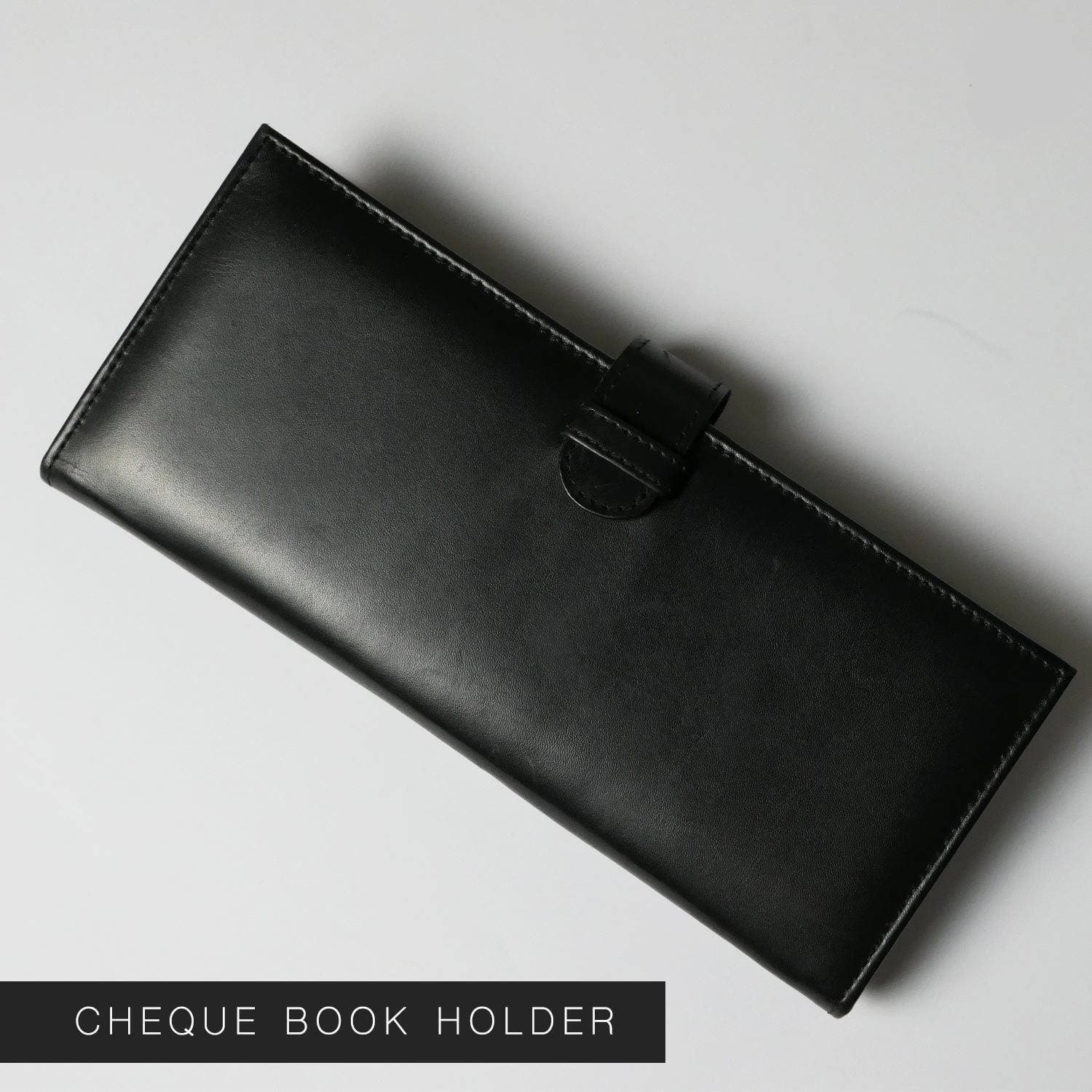 Cheque And Cash Book Cover Genuine Leather Wallet