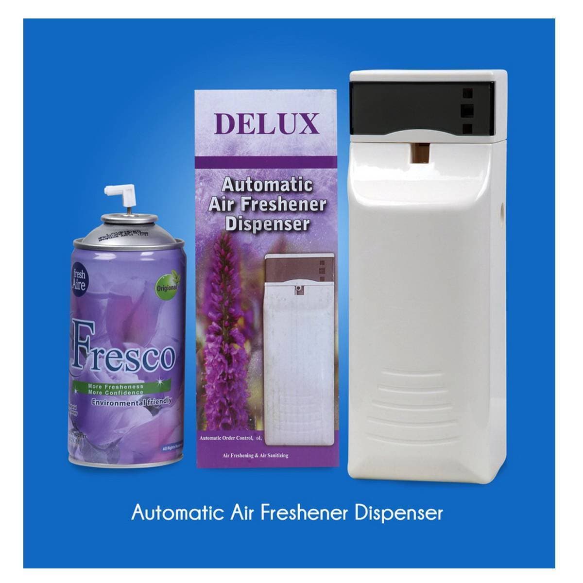 Fresco Automatic LED Sensor Air Freshener Dispenser With Bottle - 300ML