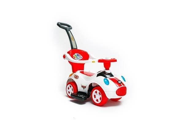 Kids Baby Mini Stoller Smart Car High Decorated Push Car Kids Ride Car - Red