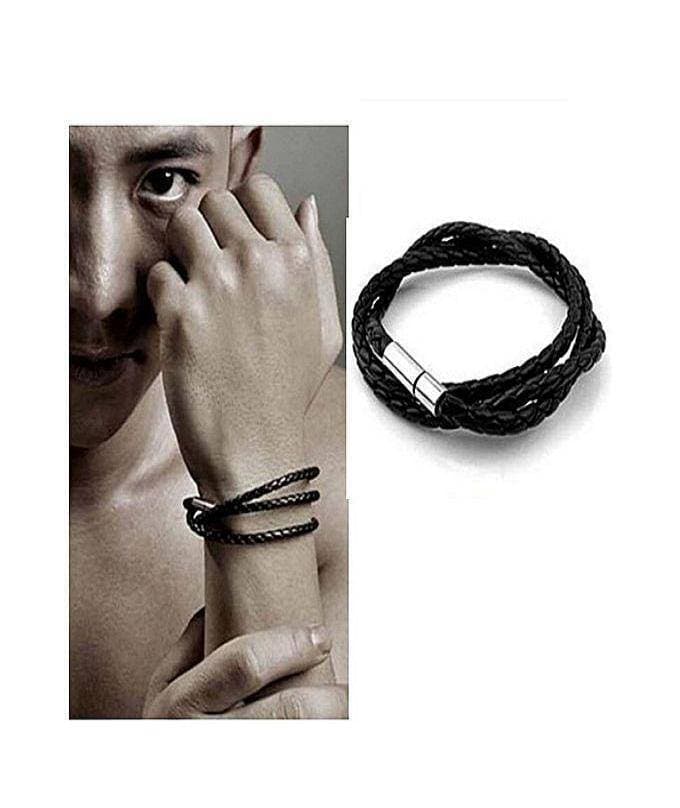 New Best Stylish Men Leather Bracelets