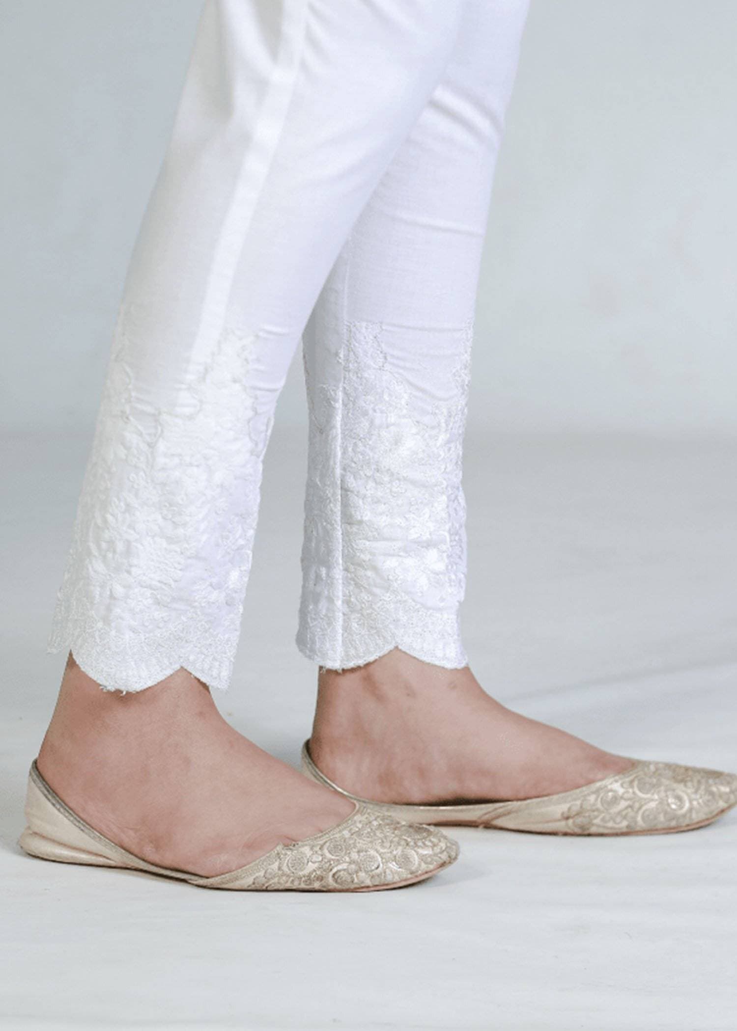 Women Stitched Trouser for Winter White Color SFT-050