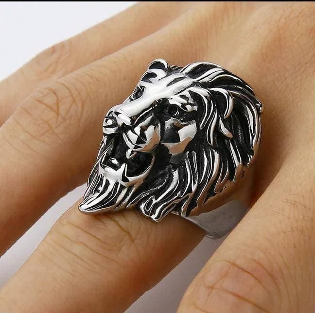 New Lion Face Ring For Men