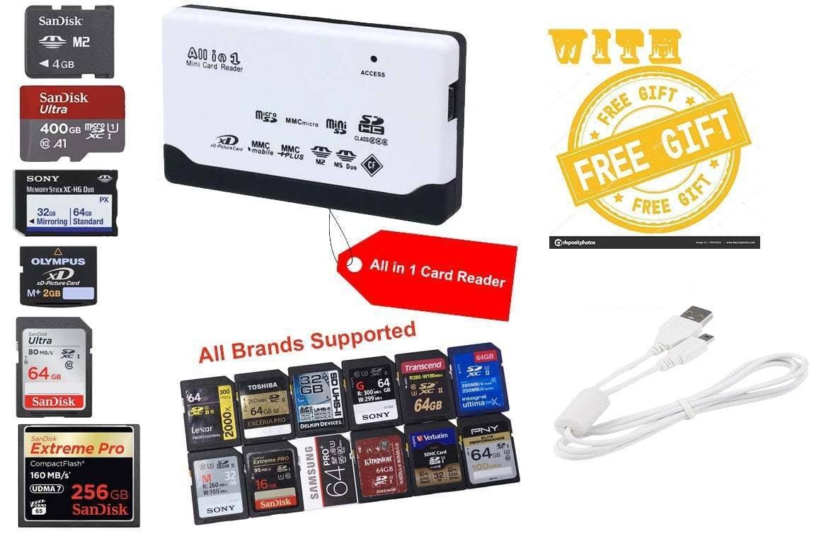 USB 2.0 Card Reader for SD DSLR Camera