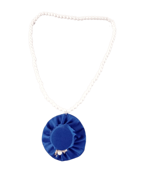 New Arrival Fashion Pearl Hat Necklace For Girls - Blue