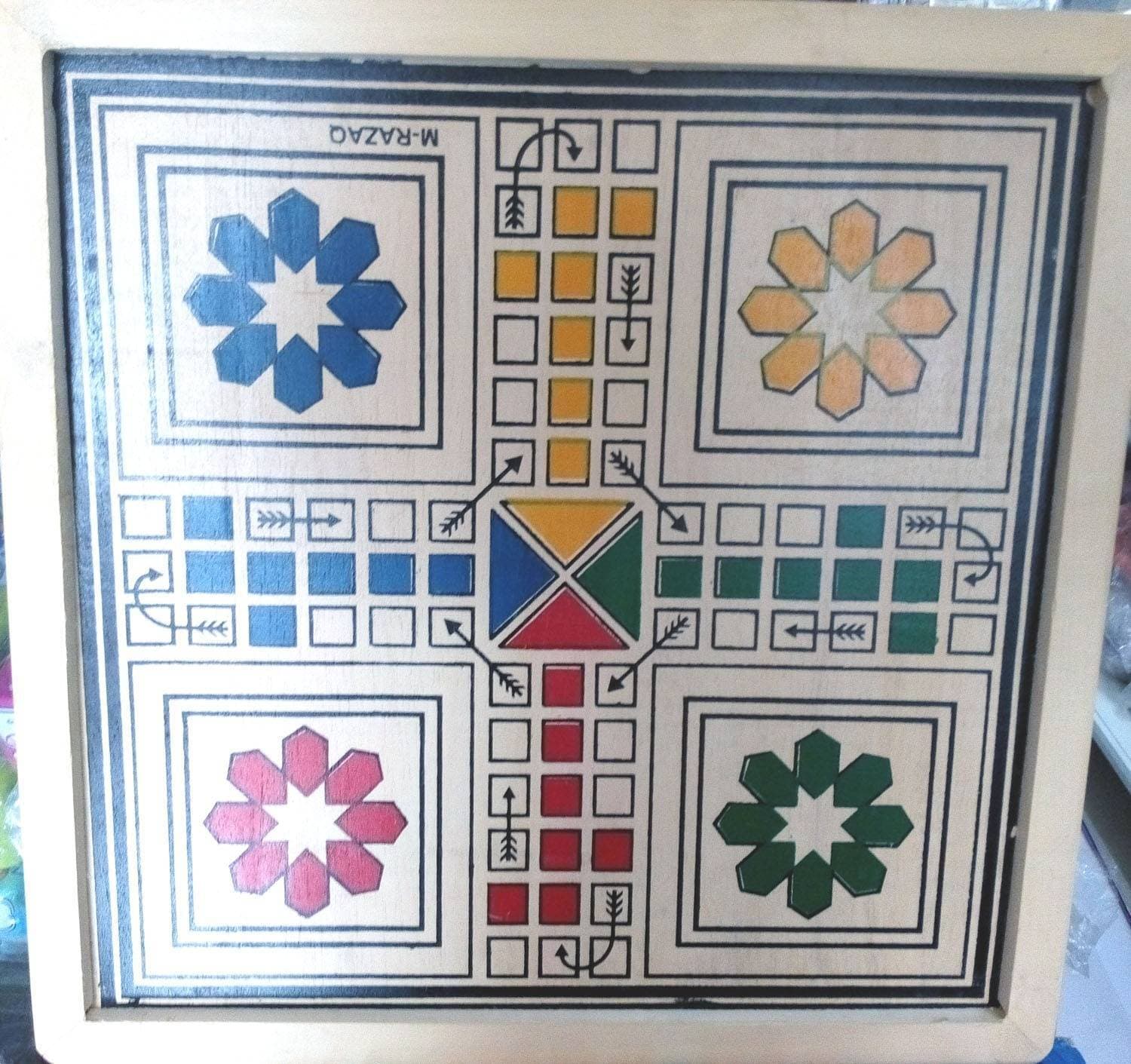 High Quality Small size 4-player Wooden Ludo TR12402018