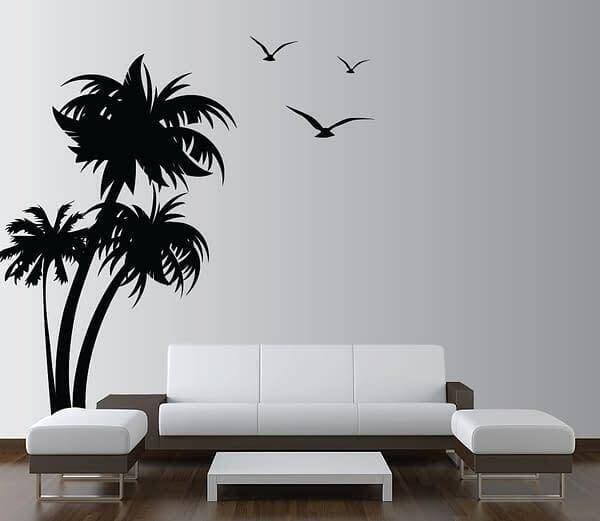 Birds Big Tree Wall Sticker For Room And Tv Lounge Decorations Stickers