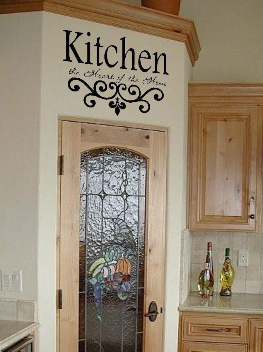 Kitchen Is Heart Of Home Sticker