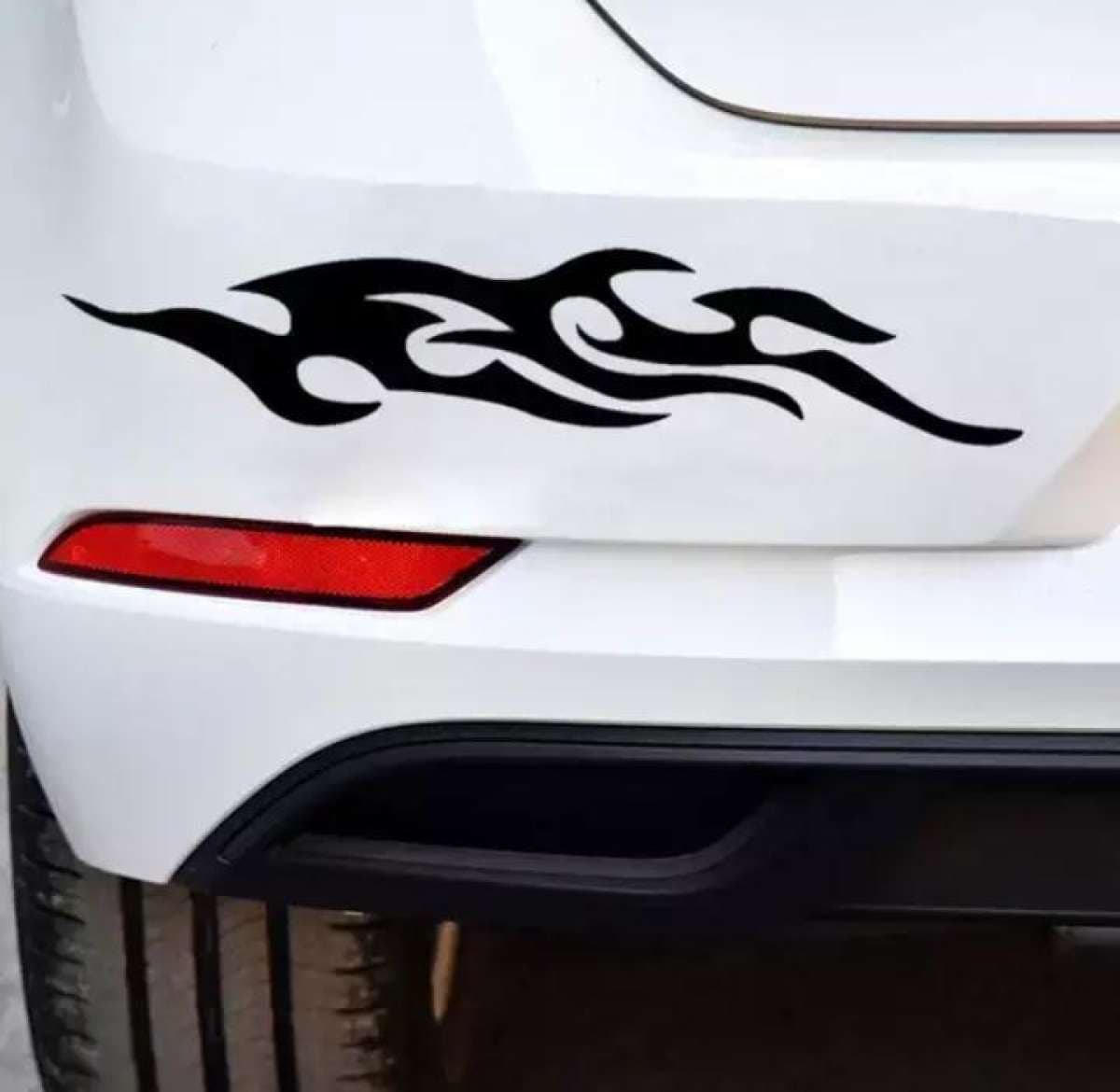 Stylish Fire Sticker For Laptops, Cars & Mobiles - 1 Piece