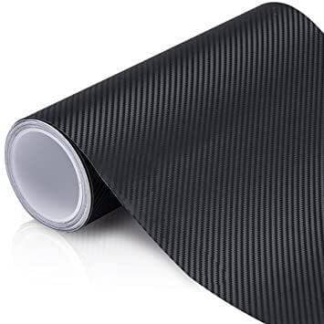 12 X 16 Inches Black Sticker 3D Carbon Fiber Sticker Paper