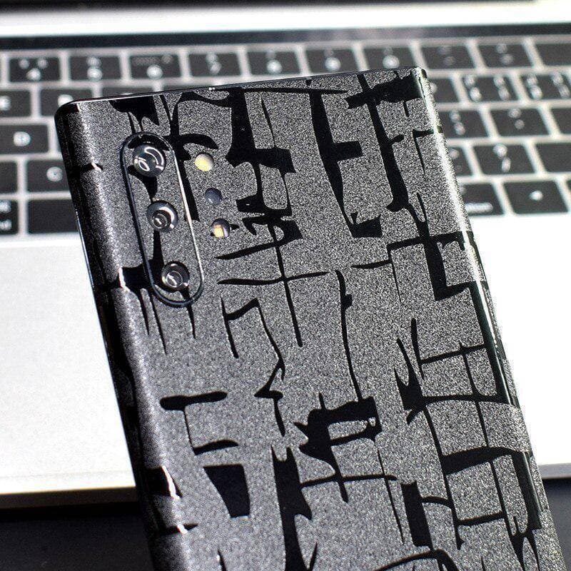 6 X 6 Inches Black Carbon Fiber Sticker Paper