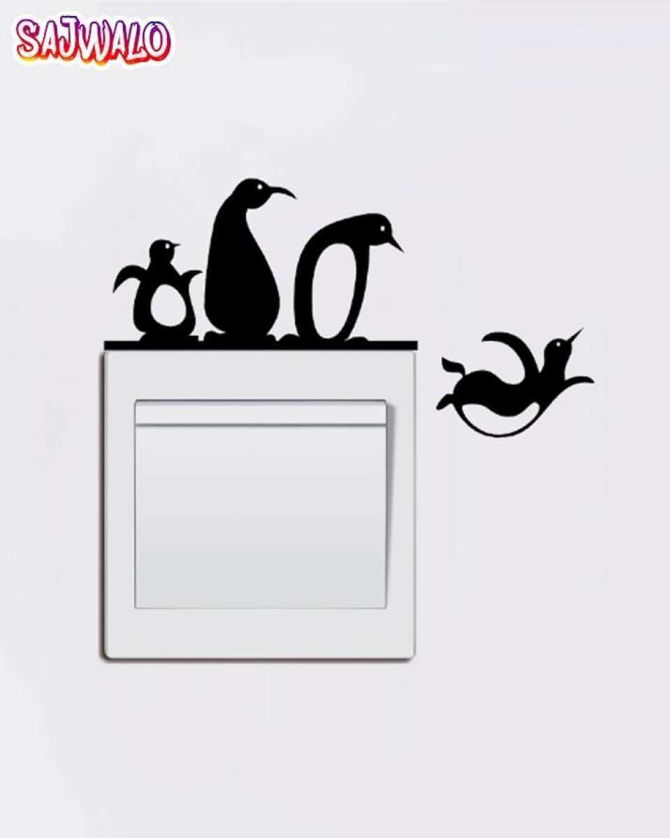 Penguin Switch Sticker Funny Pengoin Switchboard Stickers