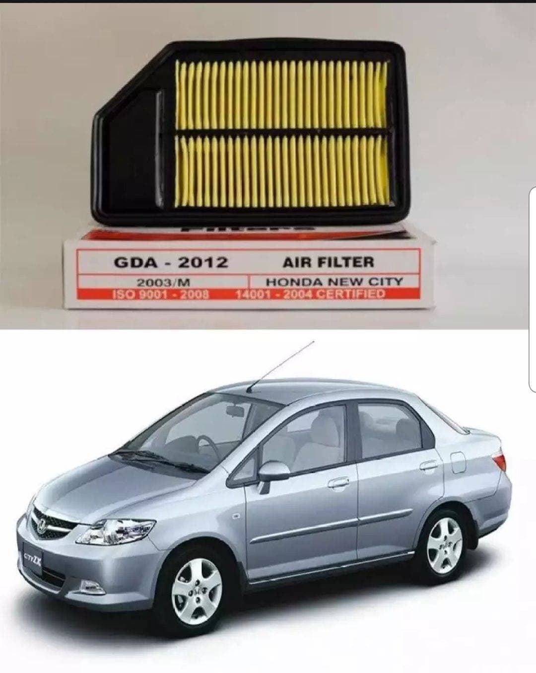 Honda City GDA2012  Air Filter For 2003 To 2008 Models