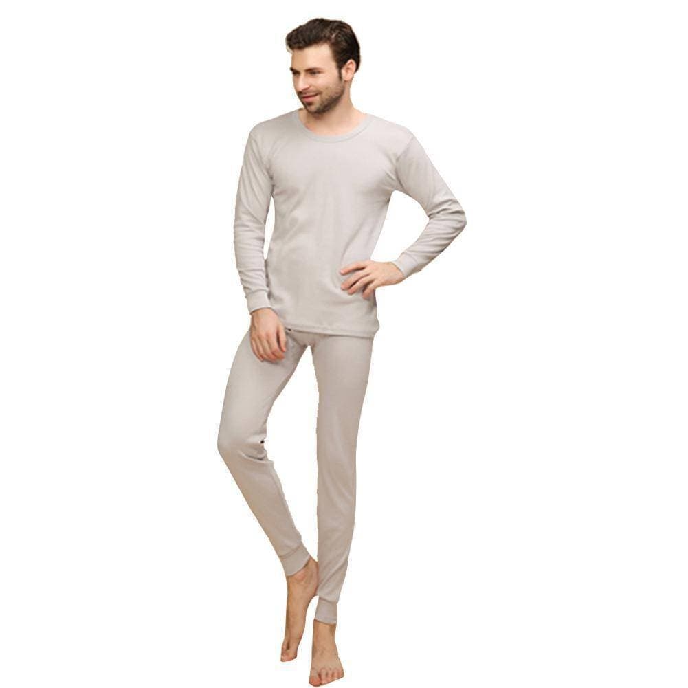 Two Pieces Set Full Body Men'S Thermal Suit & Winter Warmer
