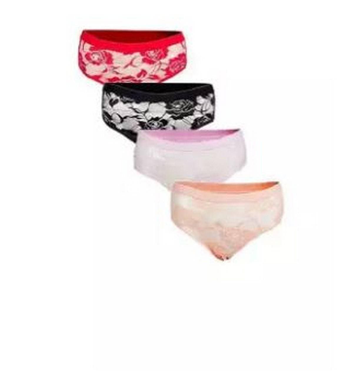 Pack Of 5 - Half Net Panties For Women