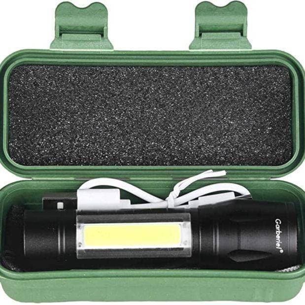 Portable USB Rechargeable Emergency Flashlight Torch